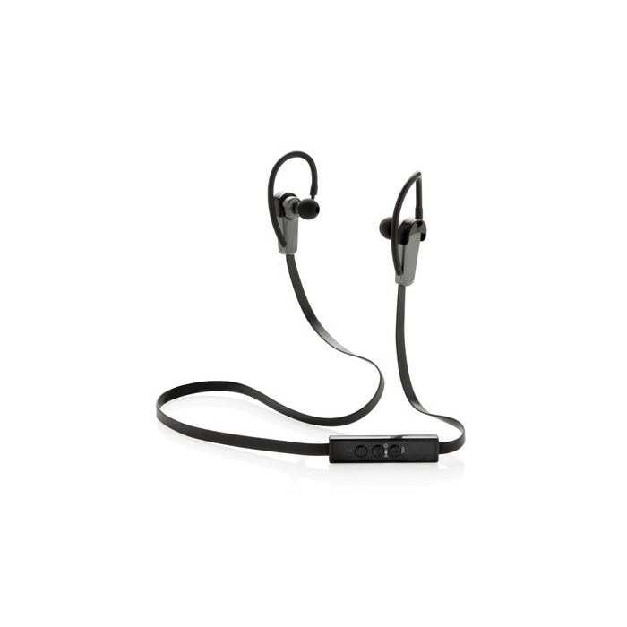 Bezprzewodowe słuchawki douszne Swiss Peak czarny