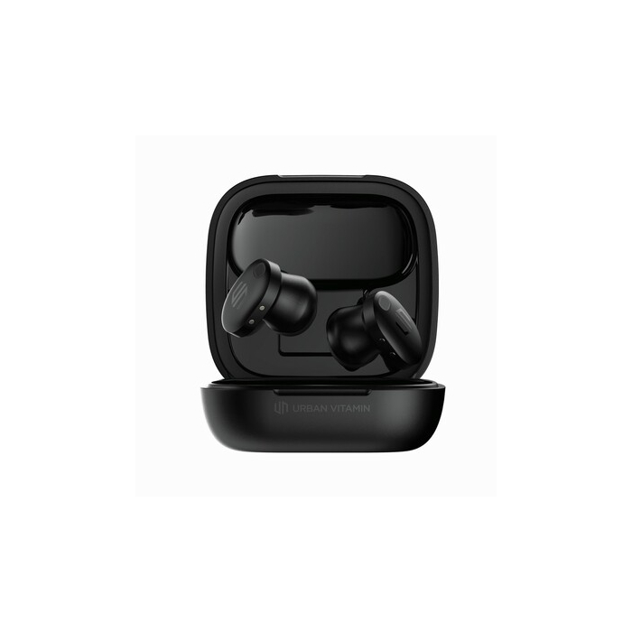 Bezprzewodowe słuchawki douszne z recyklingu Lakewood czarny