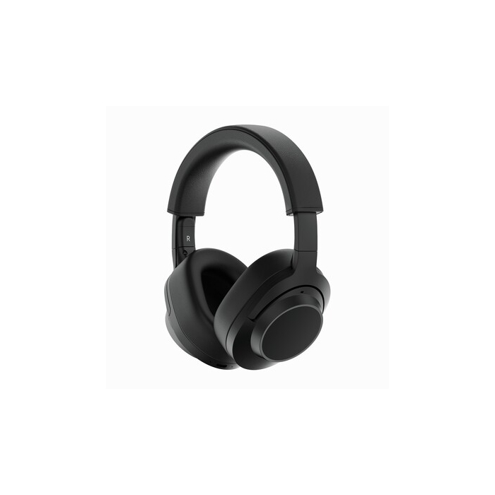 Bezprzewodowe słuchawki nauszne z recyklingu Irvine ANC czarny