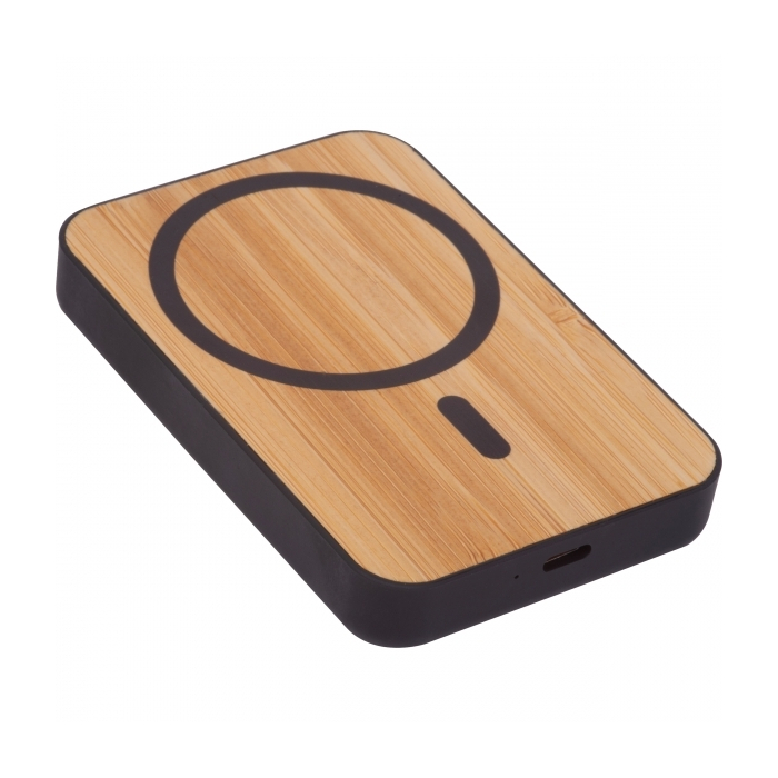 Bezprzewodowy power bank 5000 mAh CAIRO, beżowy