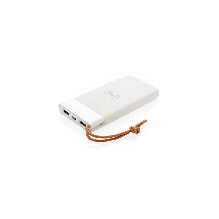 Bezprzewodowy power bank 8000 mAh Aria biały