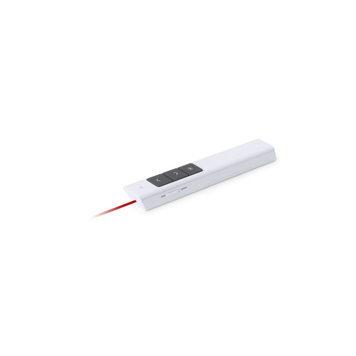 Bezprzewodowy wskaźnik laserowy, prezenter biały