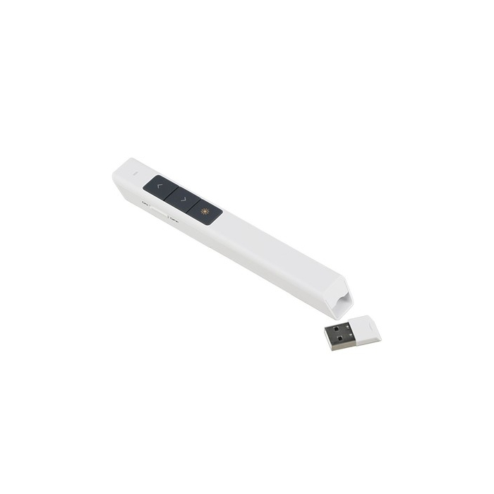 Bezprzewodowy wskaźnik laserowy, prezenter | Michael biały