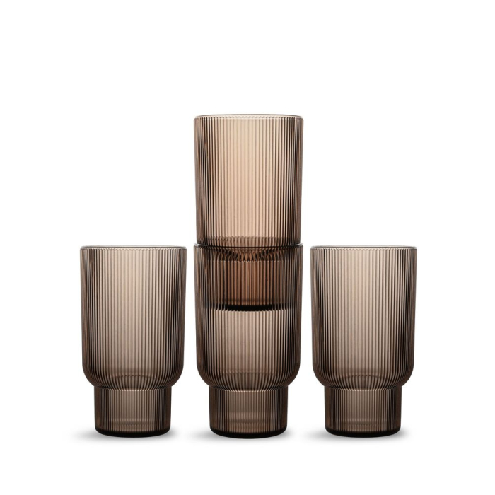 BILLI SZKLANKI 4-SZT, BRĄZOWE