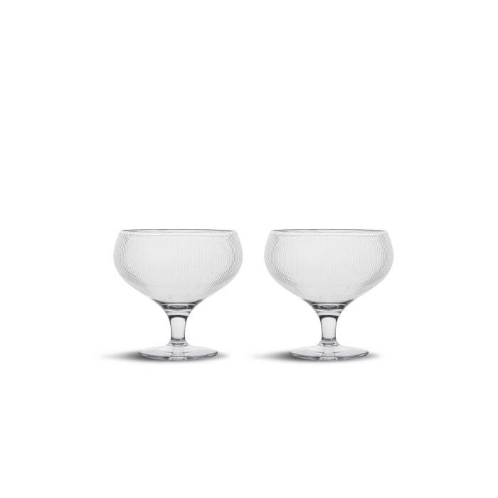 Billi zestaw kieliszek coupe 300 ml 2 szt, transparentny