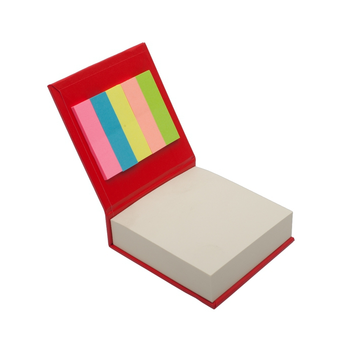 Blok z karteczkami, czerwony