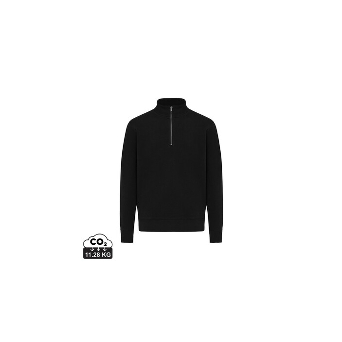 Bluza Iqoniq Elgon z bawełny z recyklingu czarny