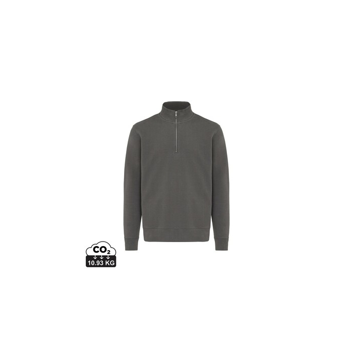 Bluza Iqoniq Elgon z bawełny z recyklingu antracytowy