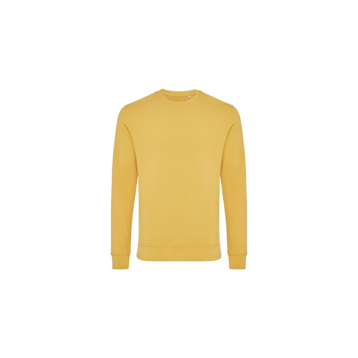 Bluza z bawełny z recyklingu Iqoniq Zion żółty