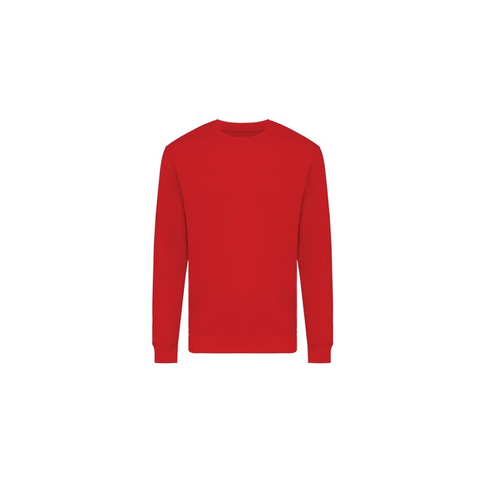 Bluza z bawełny z recyklingu Iqoniq Zion czerwony
