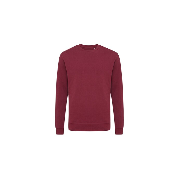 Bluza z bawełny z recyklingu Iqoniq Zion czerwony