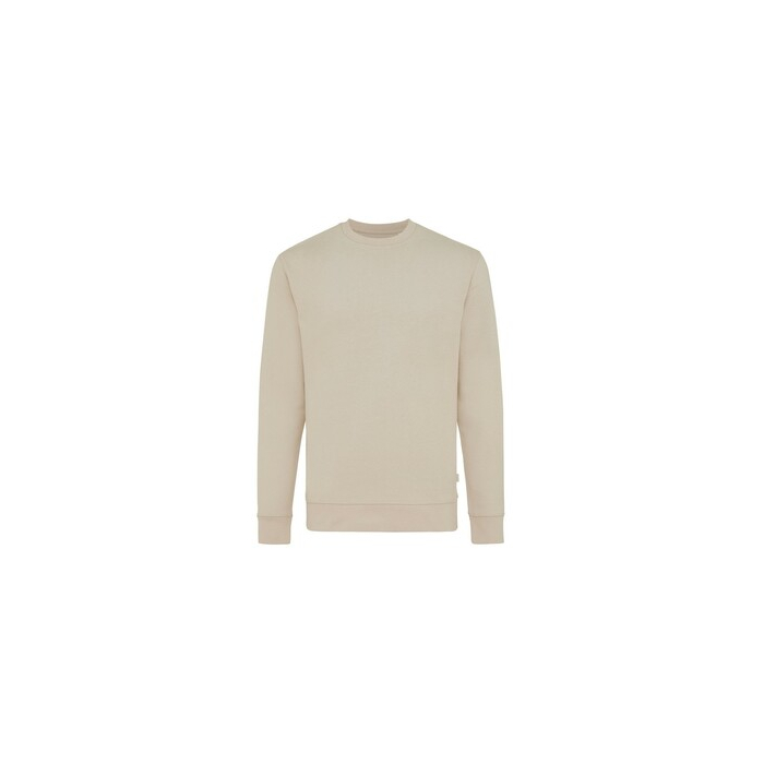 Bluza z bawełny z recyklingu Iqoniq Zion piasek pustyni