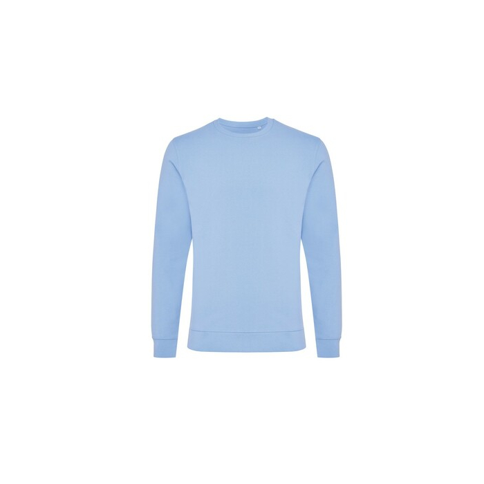 Bluza z bawełny z recyklingu Iqoniq Zion niebieski