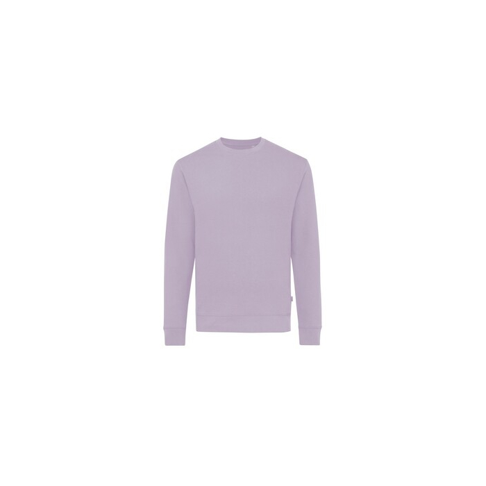 Bluza z bawełny z recyklingu Iqoniq Zion lawendowy