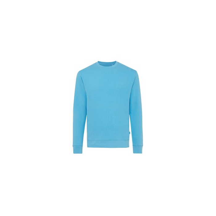 Bluza z bawełny z recyklingu Iqoniq Zion niebieski