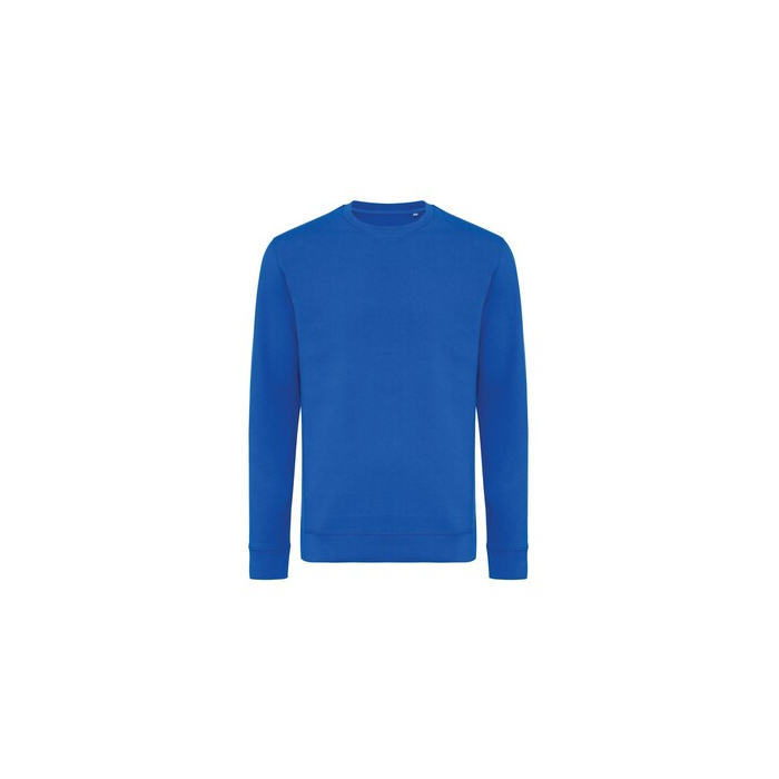 Bluza z bawełny z recyklingu Iqoniq Zion niebieski