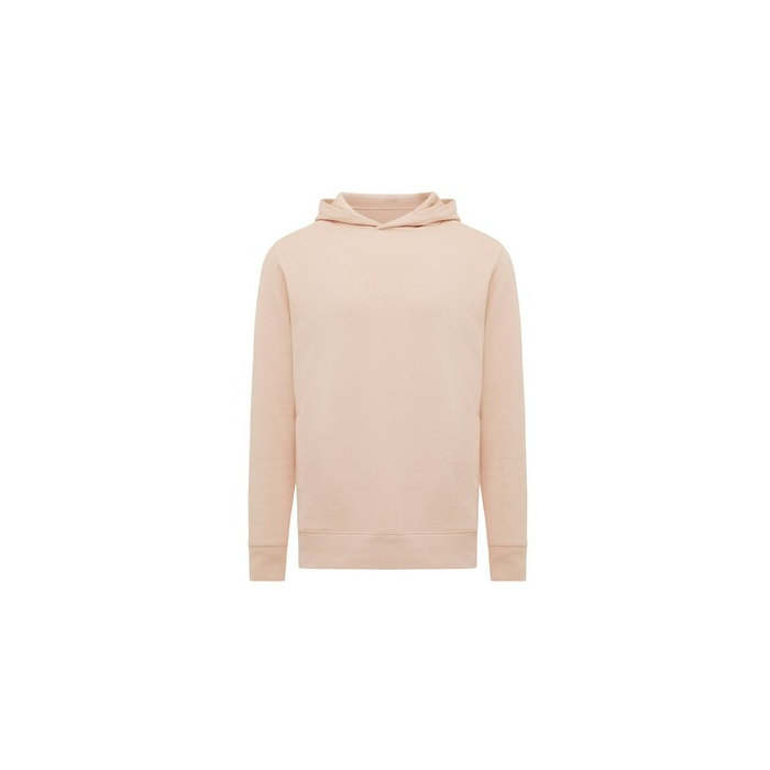 Bluza z kapturem i kieszeniami Iqoniq Yengo z bawełny z recyklingu czerwony