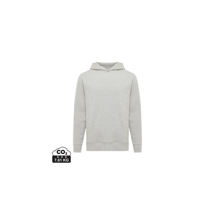 Bluza z kapturem i kieszeniami Iqoniq Yengo z bawełny z recyklingu szary