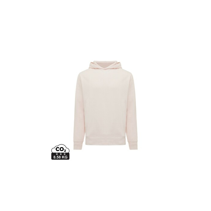 Bluza z kapturem i kieszeniami Iqoniq Yengo z bawełny z recyklingu różowy