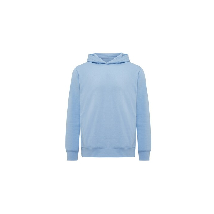 Bluza z kapturem i kieszeniami Iqoniq Yengo z bawełny z recyklingu niebieski