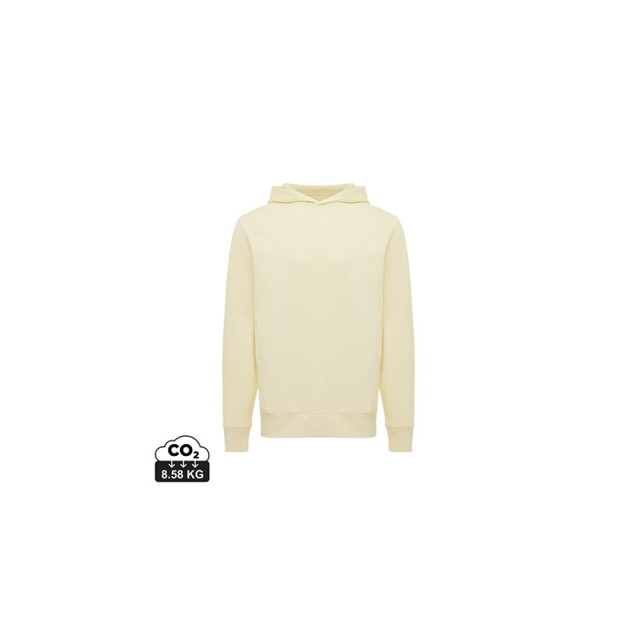 Bluza z kapturem i kieszeniami Iqoniq Yengo z bawełny z recyklingu żółty