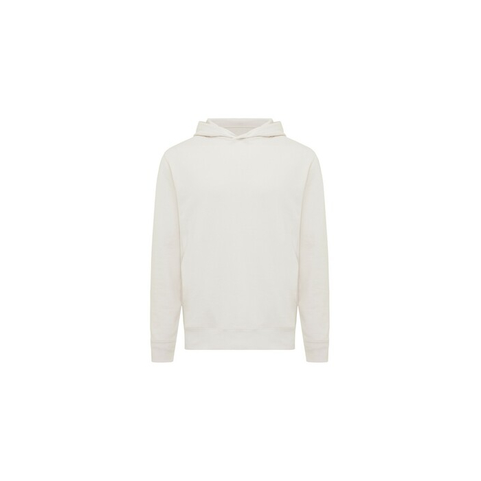 Bluza z kapturem i kieszeniami Iqoniq Yengo z bawełny z recyklingu biały