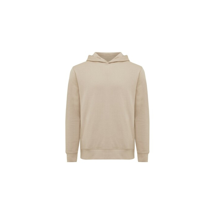 Bluza z kapturem i kieszeniami Iqoniq Yengo z bawełny z recyklingu beżowy