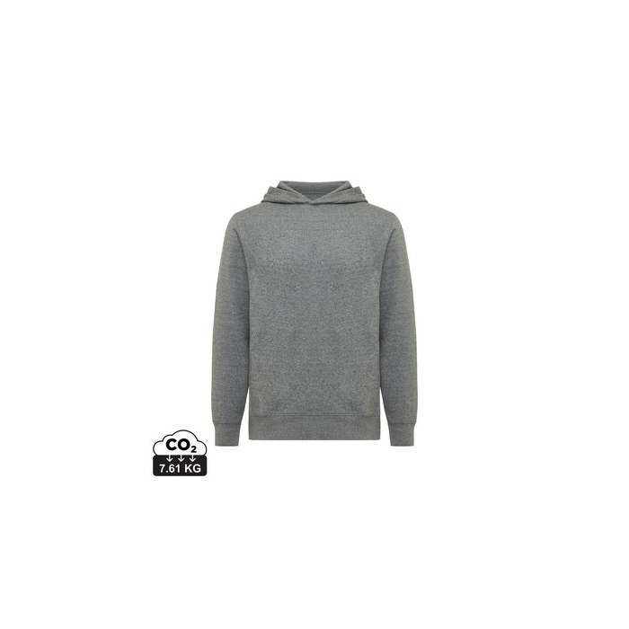 Bluza z kapturem i kieszeniami Iqoniq Yengo z bawełny z recyklingu szary
