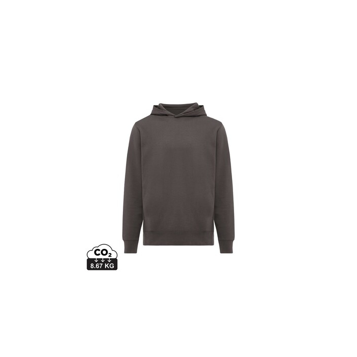 Bluza z kapturem i kieszeniami Iqoniq Yengo z bawełny z recyklingu szary