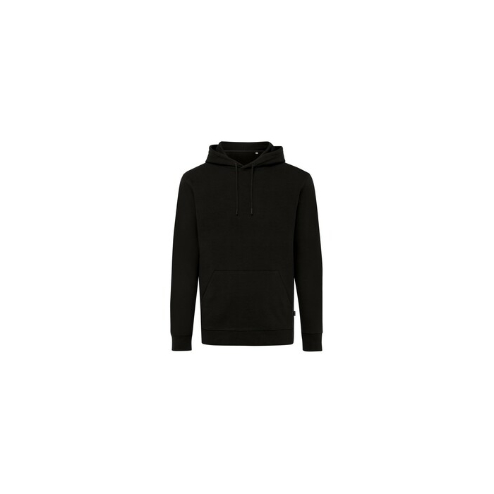 Bluza z kapturem z bawełny z recyklingu Iqoniq Jasper czarny