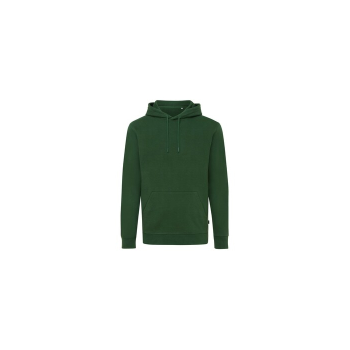 Bluza z kapturem z bawełny z recyklingu Iqoniq Jasper zielony