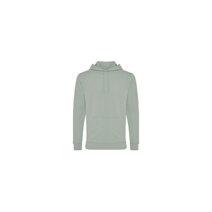 Bluza z kapturem z bawełny z recyklingu Iqoniq Jasper zielony