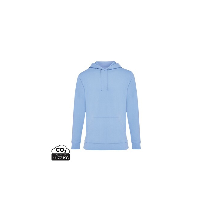 Bluza z kapturem z bawełny z recyklingu Iqoniq Jasper niebieski