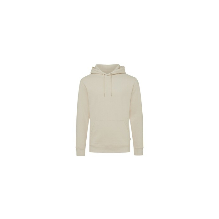 Bluza z kapturem z niebarwionej bawełny z recyklingu Iqoniq Torres neutralny