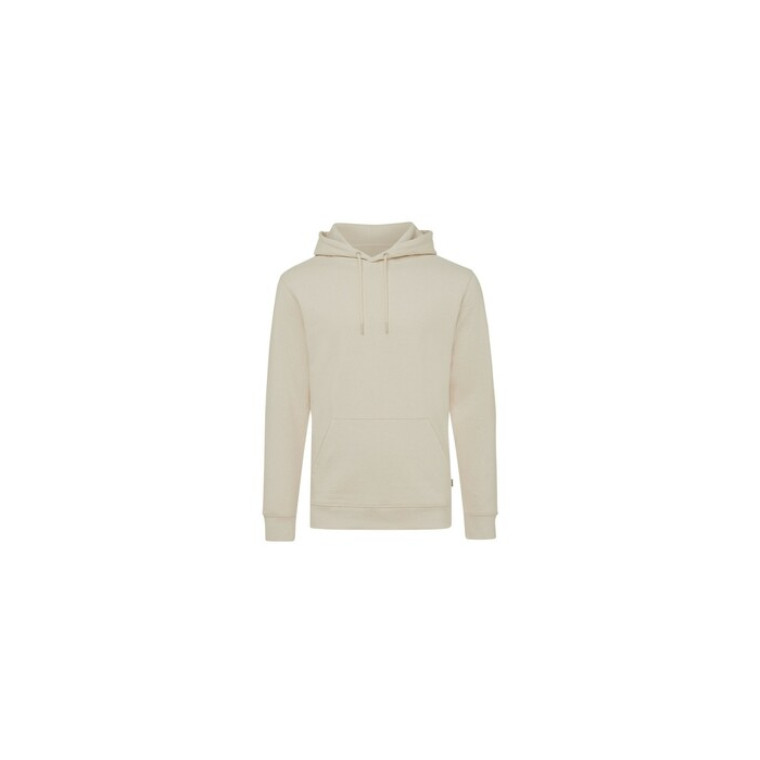 Bluza z kapturem z niebarwionej bawełny z recyklingu Iqoniq Torres neutralny