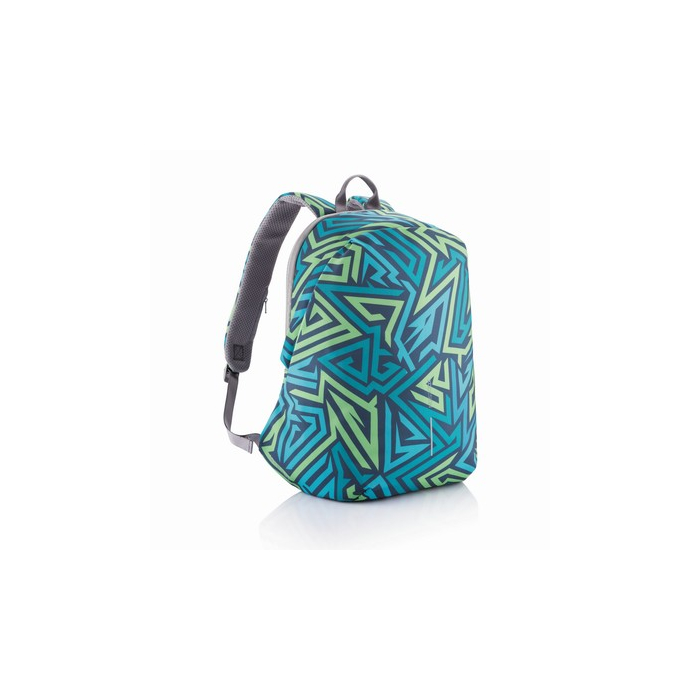 Bobby Soft "Art" plecak chroniący przed kieszonkowcami niebieski