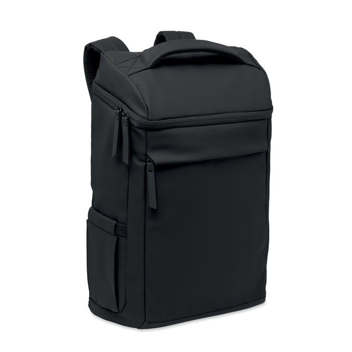 BOULDER - Plecak na laptopa 15" PU, Czarny