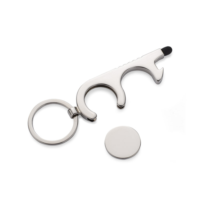 Brelok anti-touch TUS srebrny