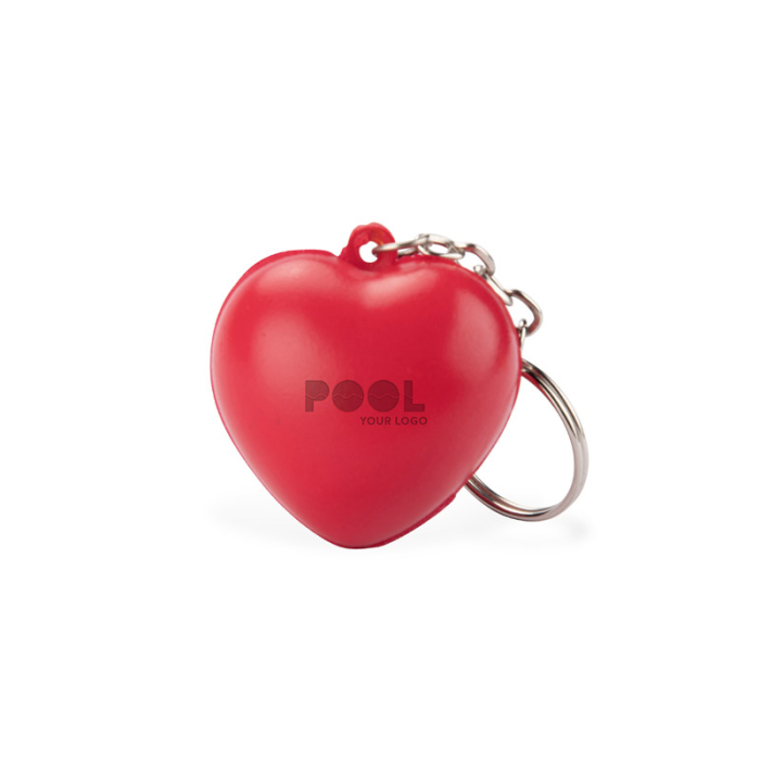 Brelok antystresowy LOVE czerwony