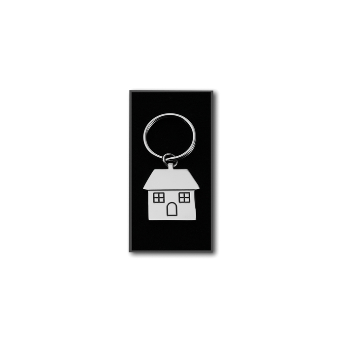 Brelok do kluczy "domek" srebrny