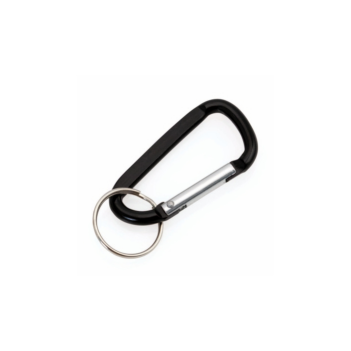 Brelok do kluczy, karabińczyk czarny