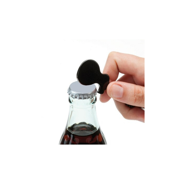 Brelok do kluczy, otwieracz do butelek "gitara elektryczna" czarny