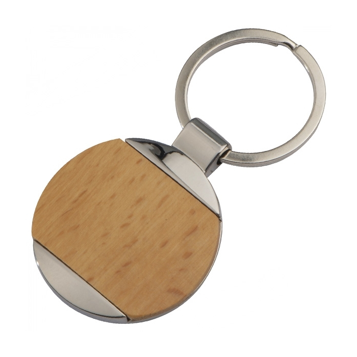 Brelok drewniany LANGHAUS, brązowy