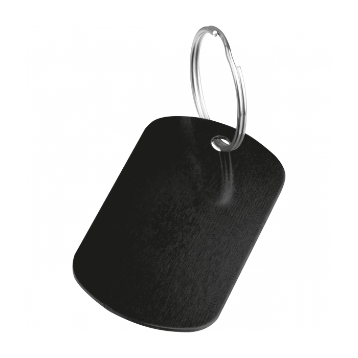 Brelok metalowy, czarny