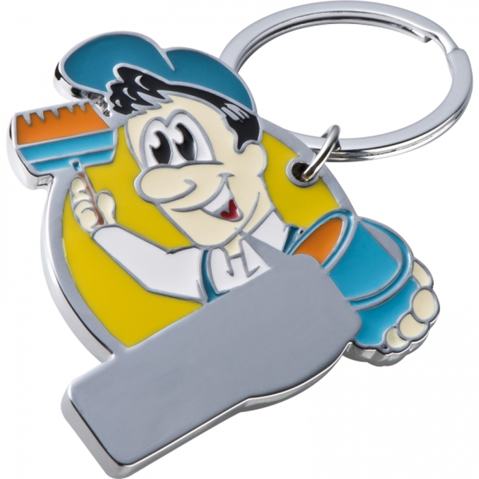 Brelok metalowy CrisMa, żółty