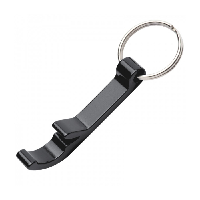 Brelok metalowy otwieracz do butelek WORCESTER, czarny