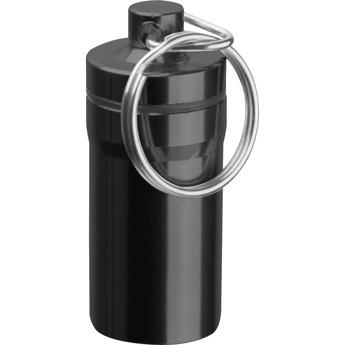 Brelok z pojemnikiem ALICE, czarny