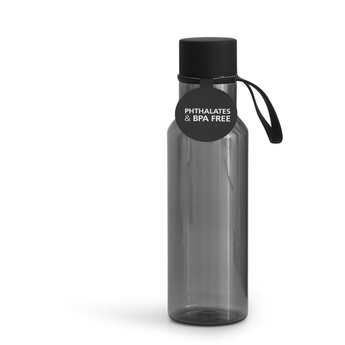 BUTELKA NA WODĘ, SZARA 600 ML