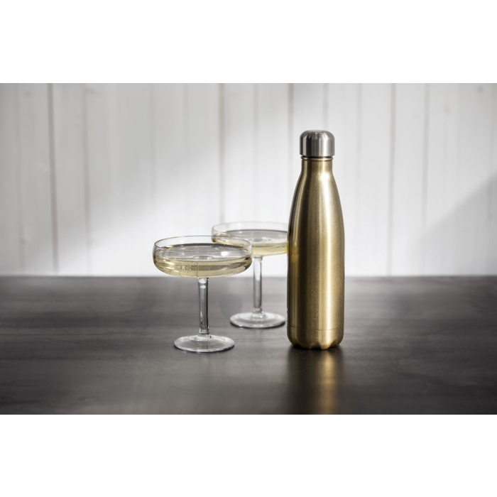 BUTELKA NILS 0,5L, ZŁOTA 24/12 H