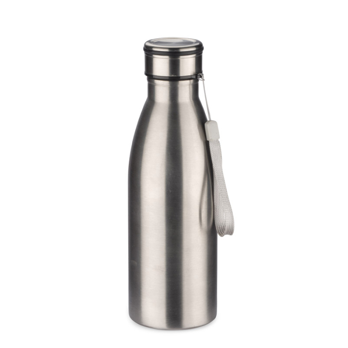 Butelka stalowa KONRA 600 ml srebrny